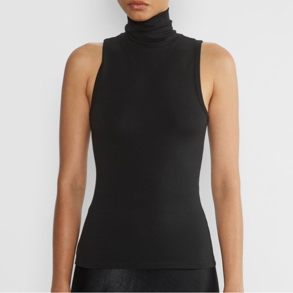 Babaton Black Sleeveless Tank Top - Picture 12 of 14